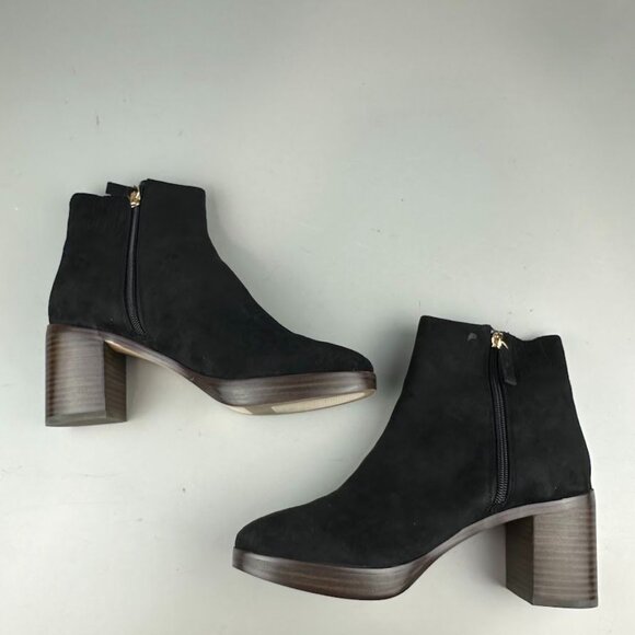 J. Crew Factory Sueded Platform Boots in Black - Picture 4 of 7